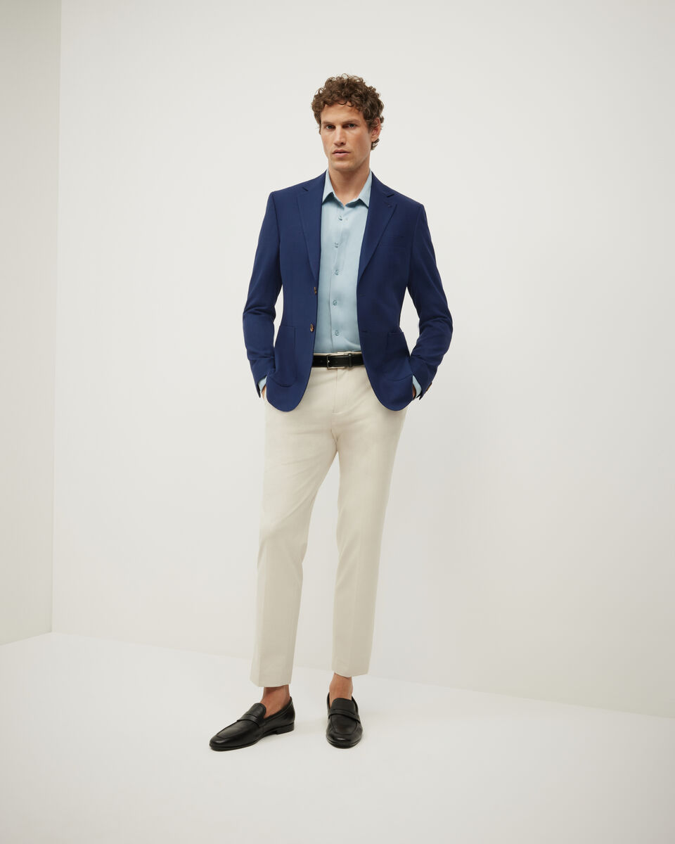 Slim Travel Shirt, Sky Blue, hi-res